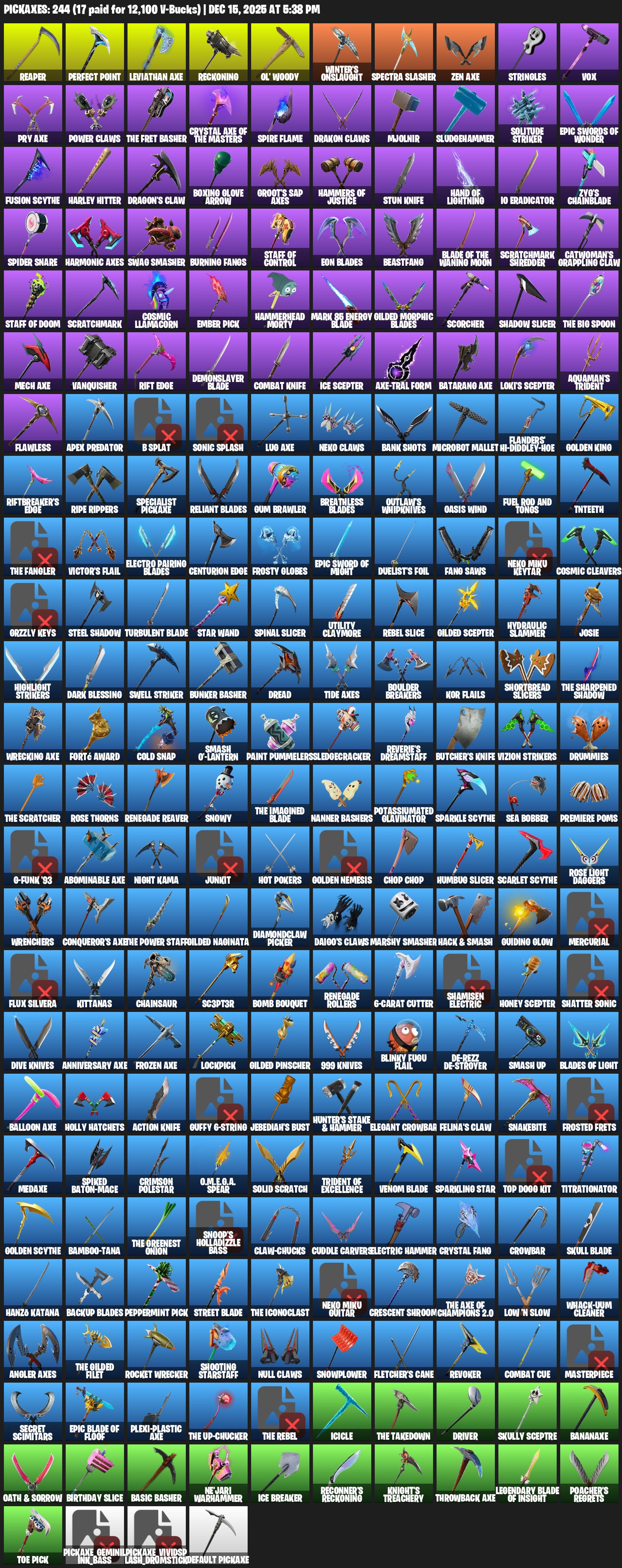 🎨 222 skins | 🌟 Fortnite account