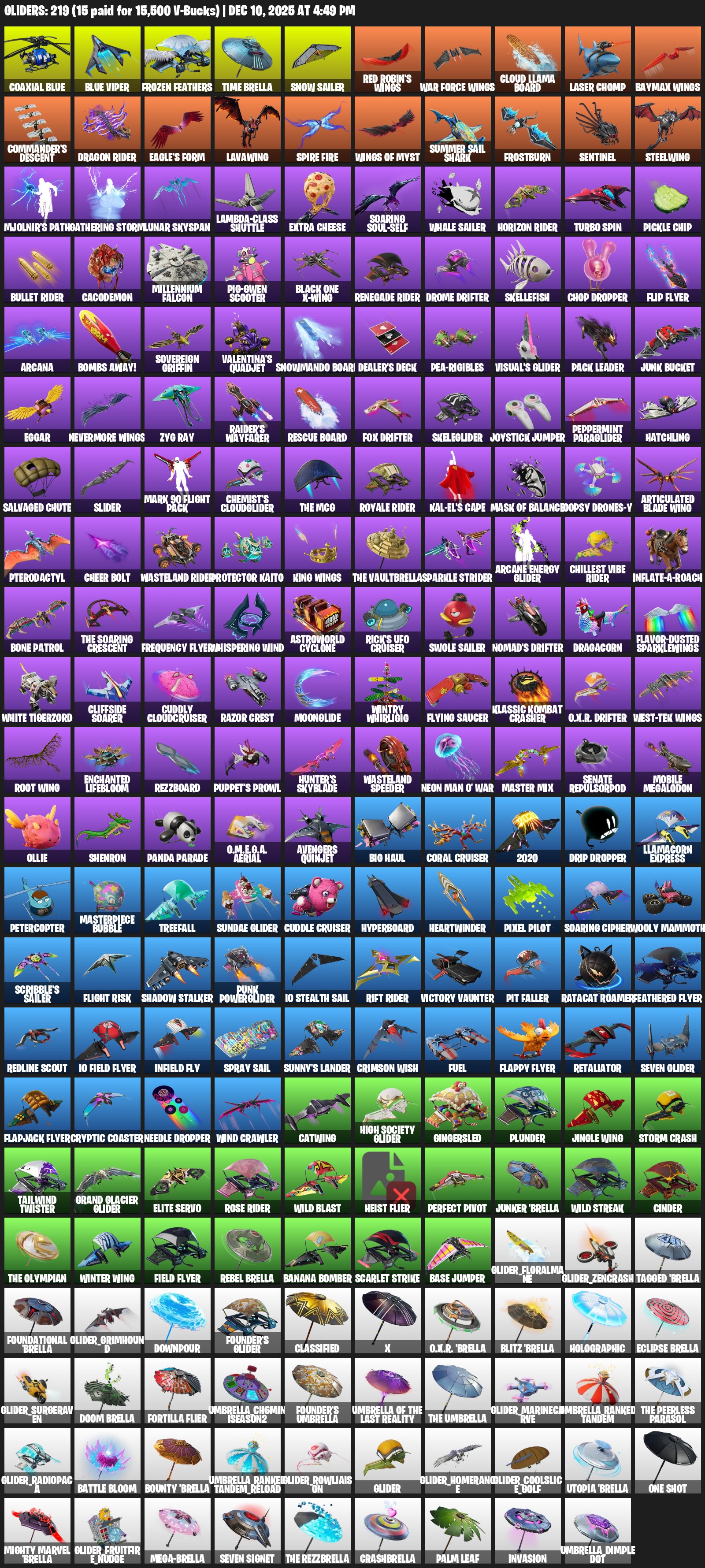 🎨 275 skins | 🌟 Fortnite account