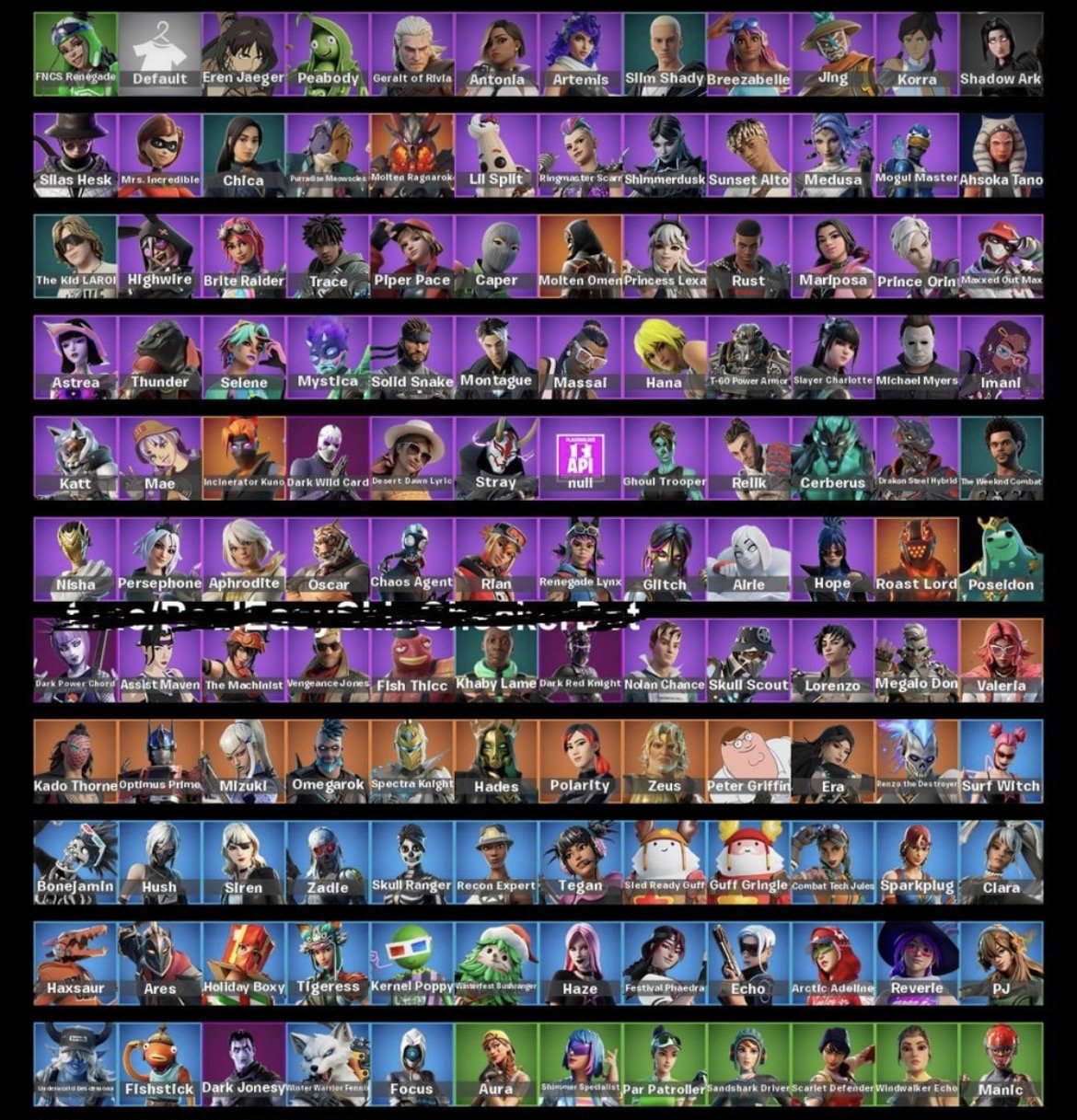 💖Skins: 153 | 🥳 Fortnite account