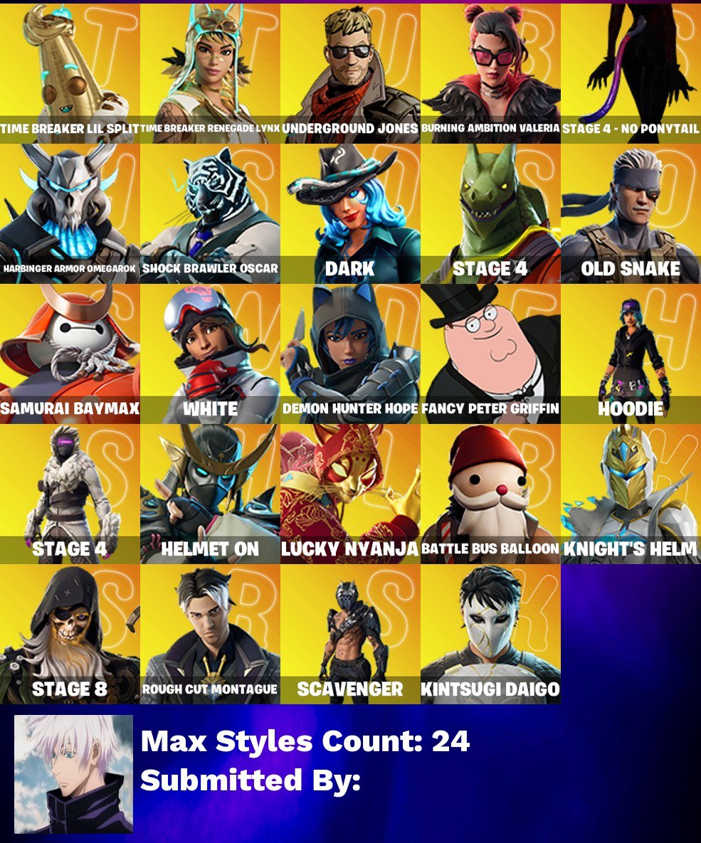 🎨 64 skins | 🌟 Fortnite account