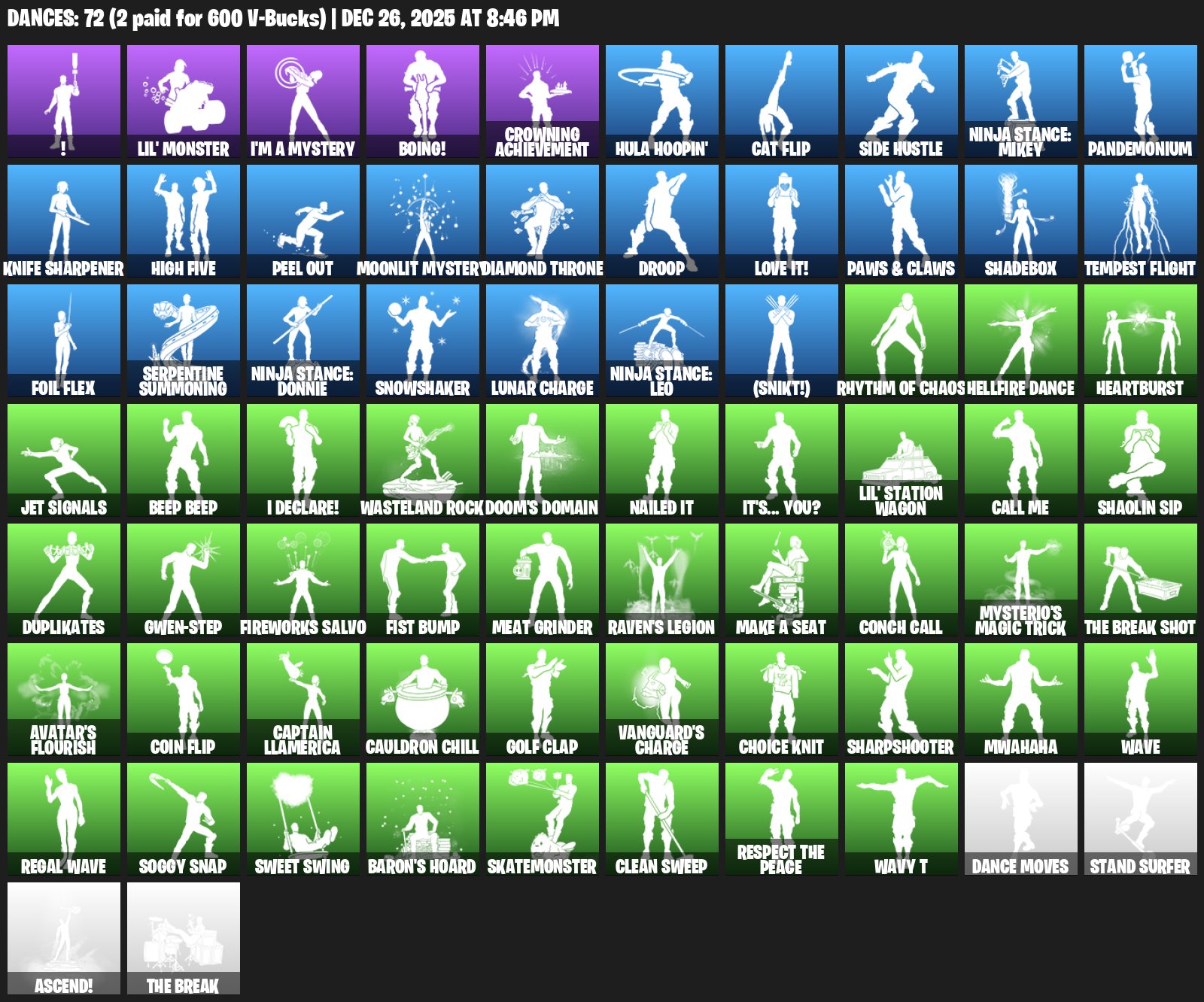 🎨 72 skins | 🌟 Fortnite account