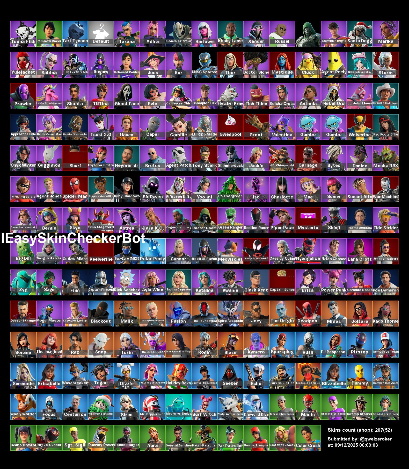 🎨 207 skins | 🌟 Fortnite account