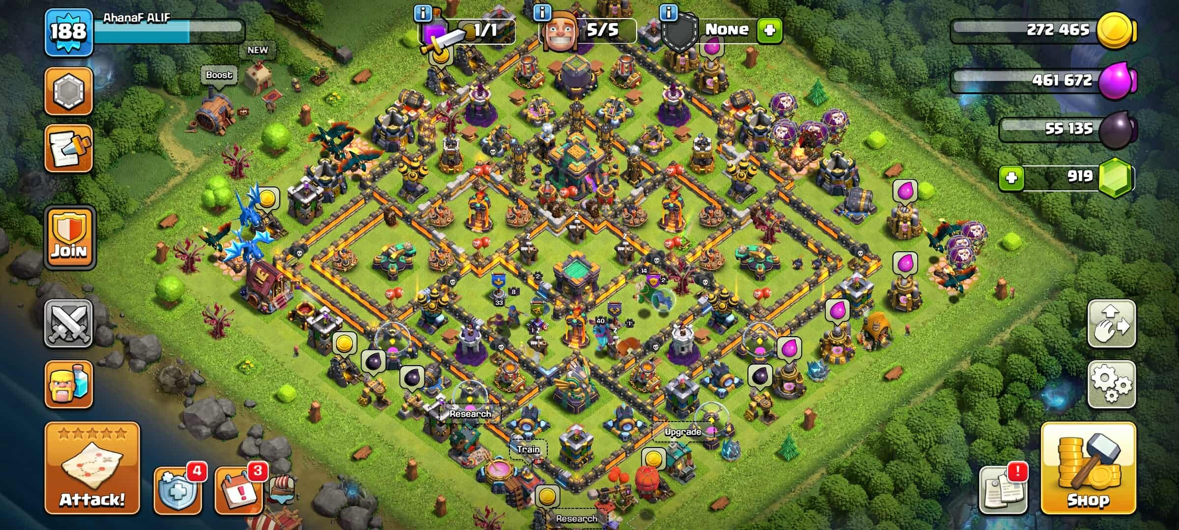 🏰 Clash of Clans акаунт | ратуша 14 | рівень 100