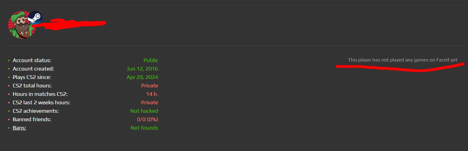 🏆 CS2 Prime | 🎯 Faceit LVL 7 | 🕒 40 hours — Готов до змагальних матчів