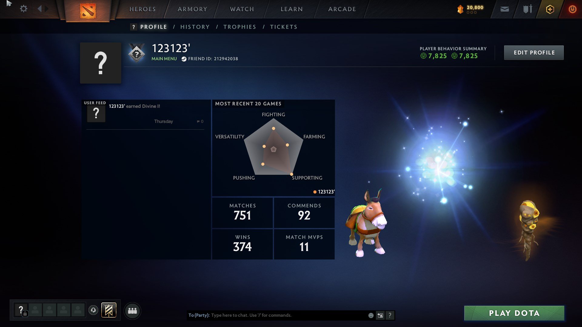 🏅 MMR 4800 | 🕒 2000 hours | 🛡 Behavior score: N/A