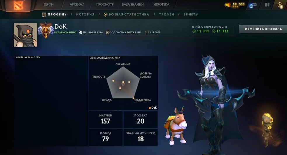 🏅 MMR 7003 | 🕒 192 часов | 🛡 11311