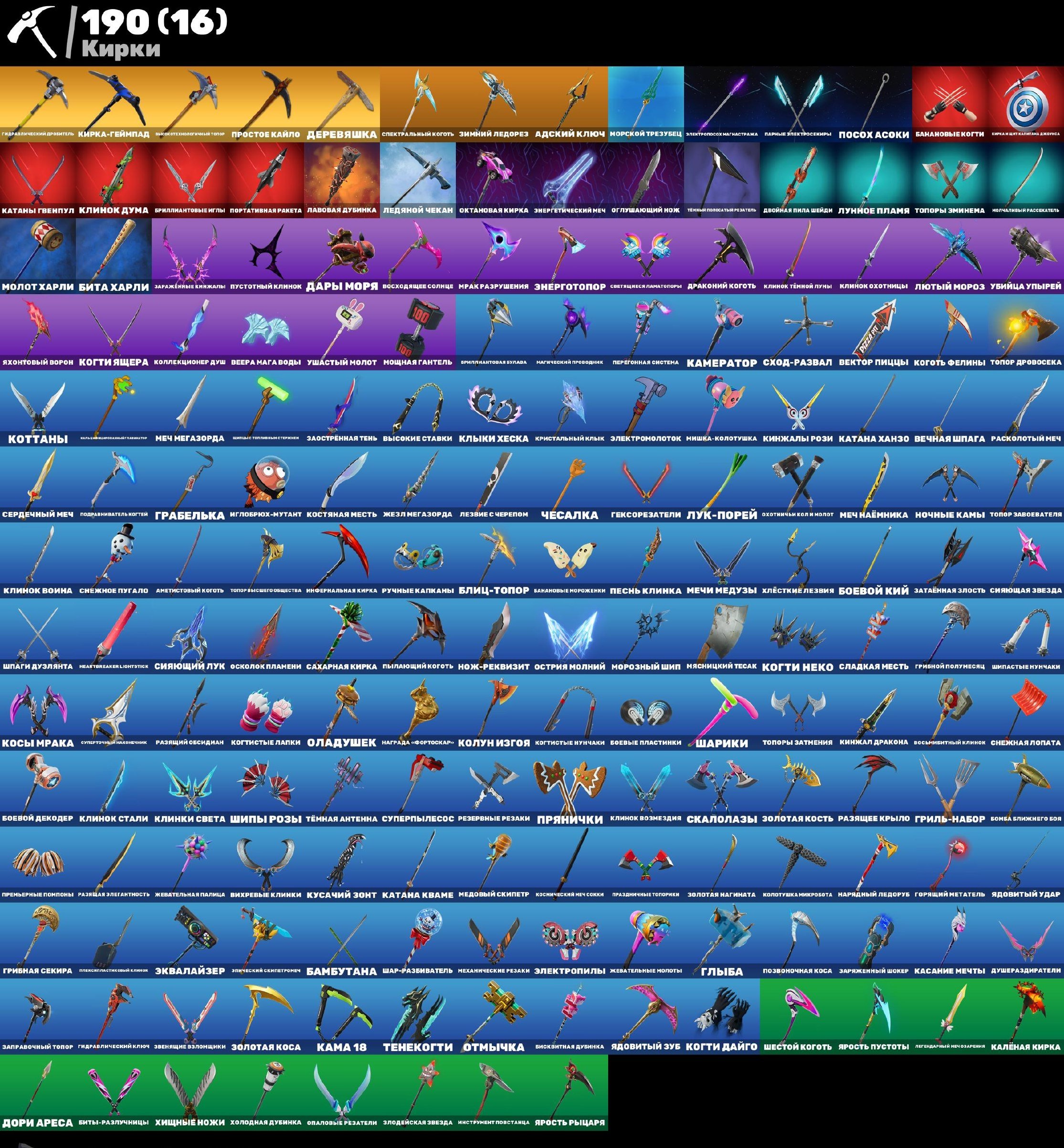 🎨 207 skins | 🌟 Fortnite account