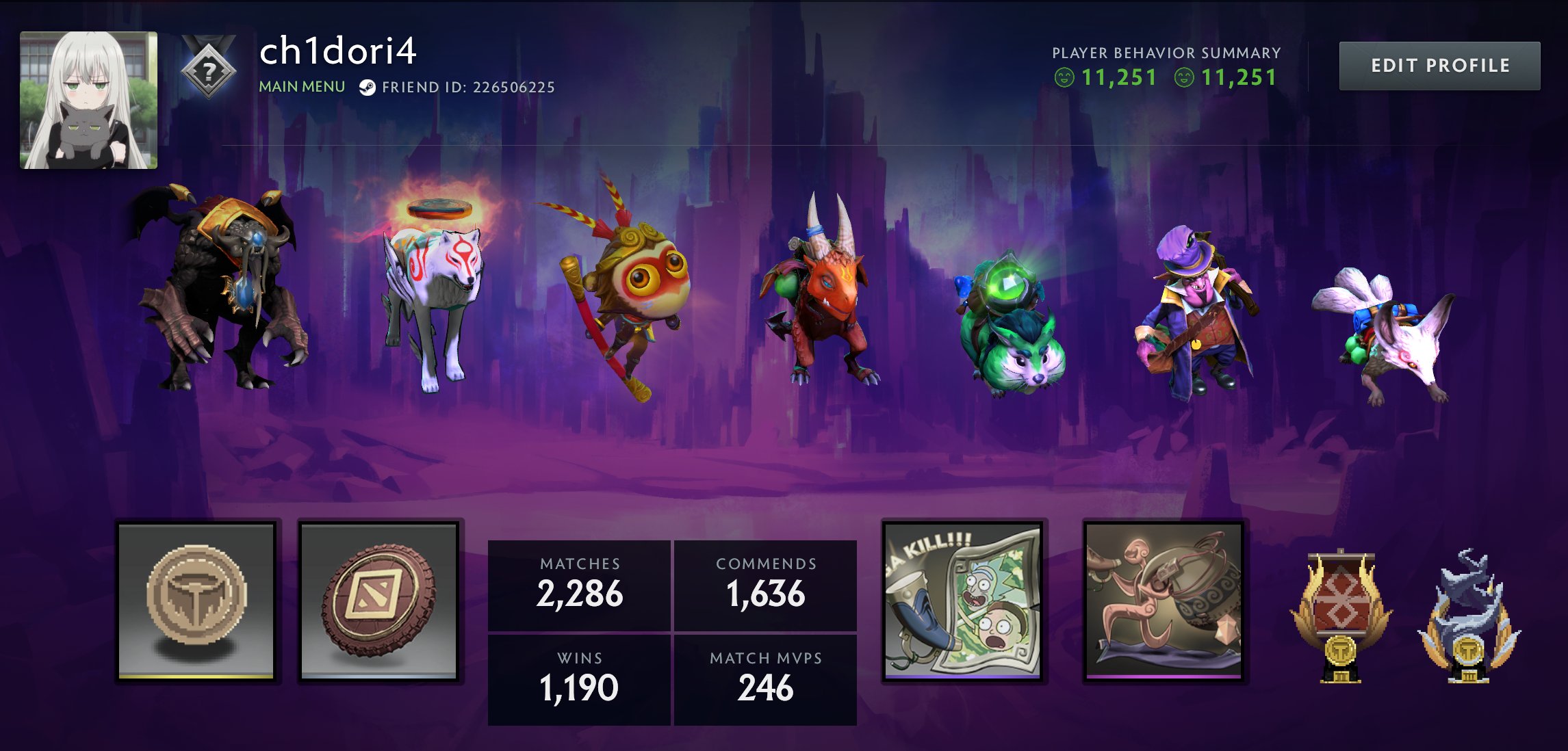 🏅 MMR 7000 | 🕒 2112 годин | 🛡 11200