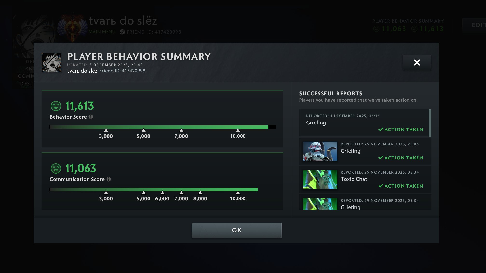 🏅 MMR 7820 | 🕒 1261 hours | 🛡 11613