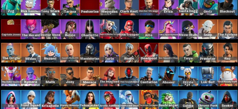 🎨 137 skins | 🌟 Fortnite account