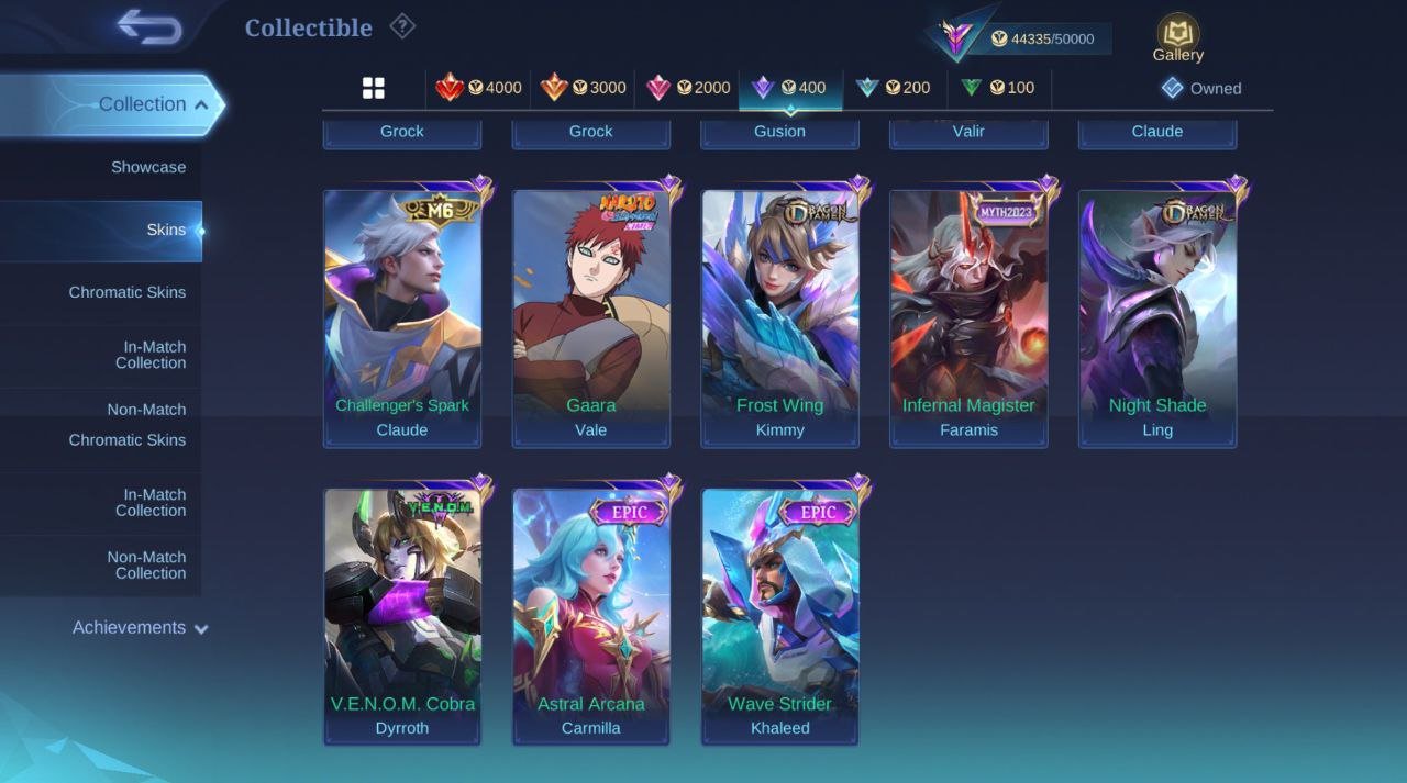 🎮 Mobile Legends аккаунт | Мифический | 120 героев | 190 обликов