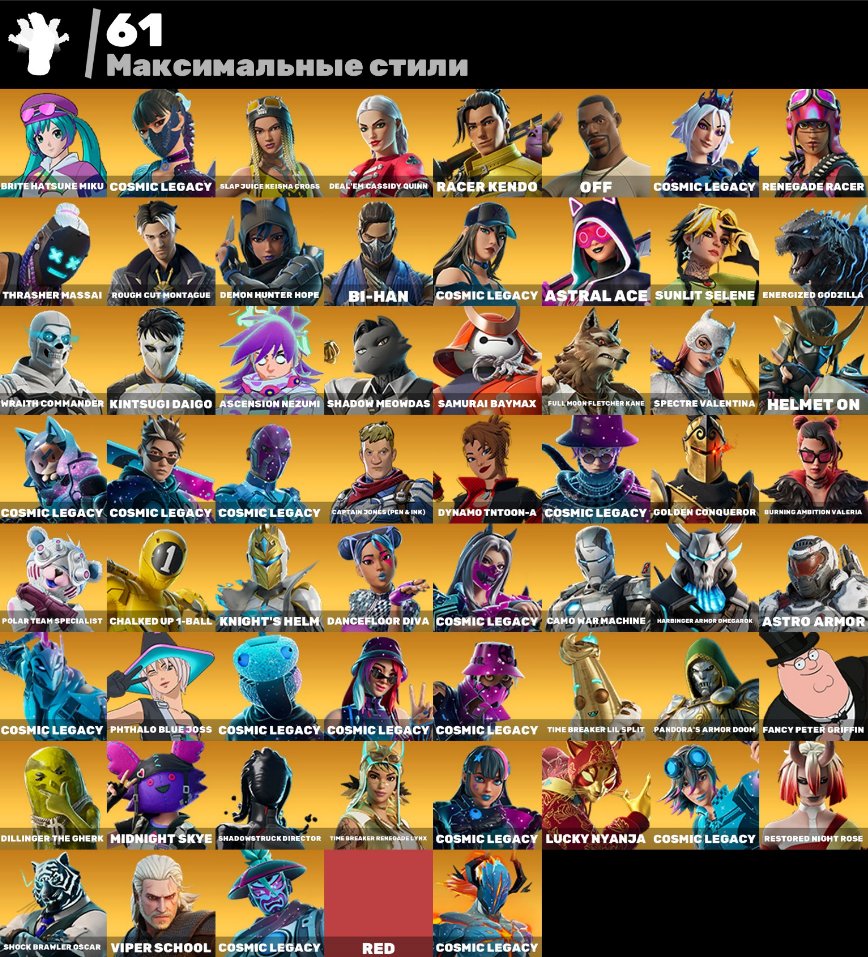 🎨 259 skins | 🌟 Fortnite account