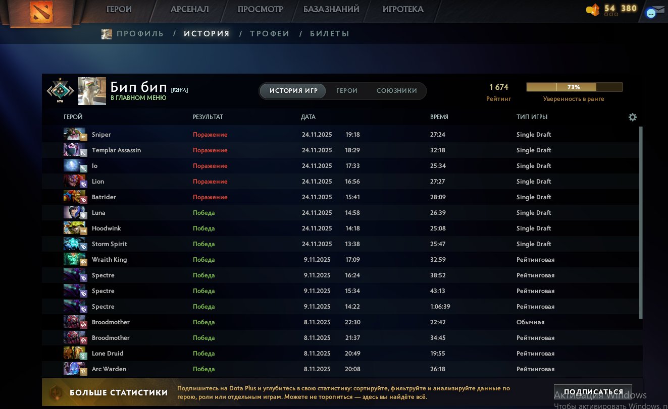 🏅 MMR 1674 | 🕒 344 hours | 🛡 8478