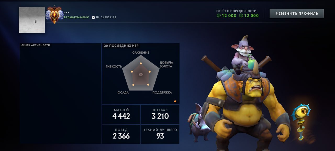 🏅 MMR 7007 | 🕒 5290 hours | 🛡 12000