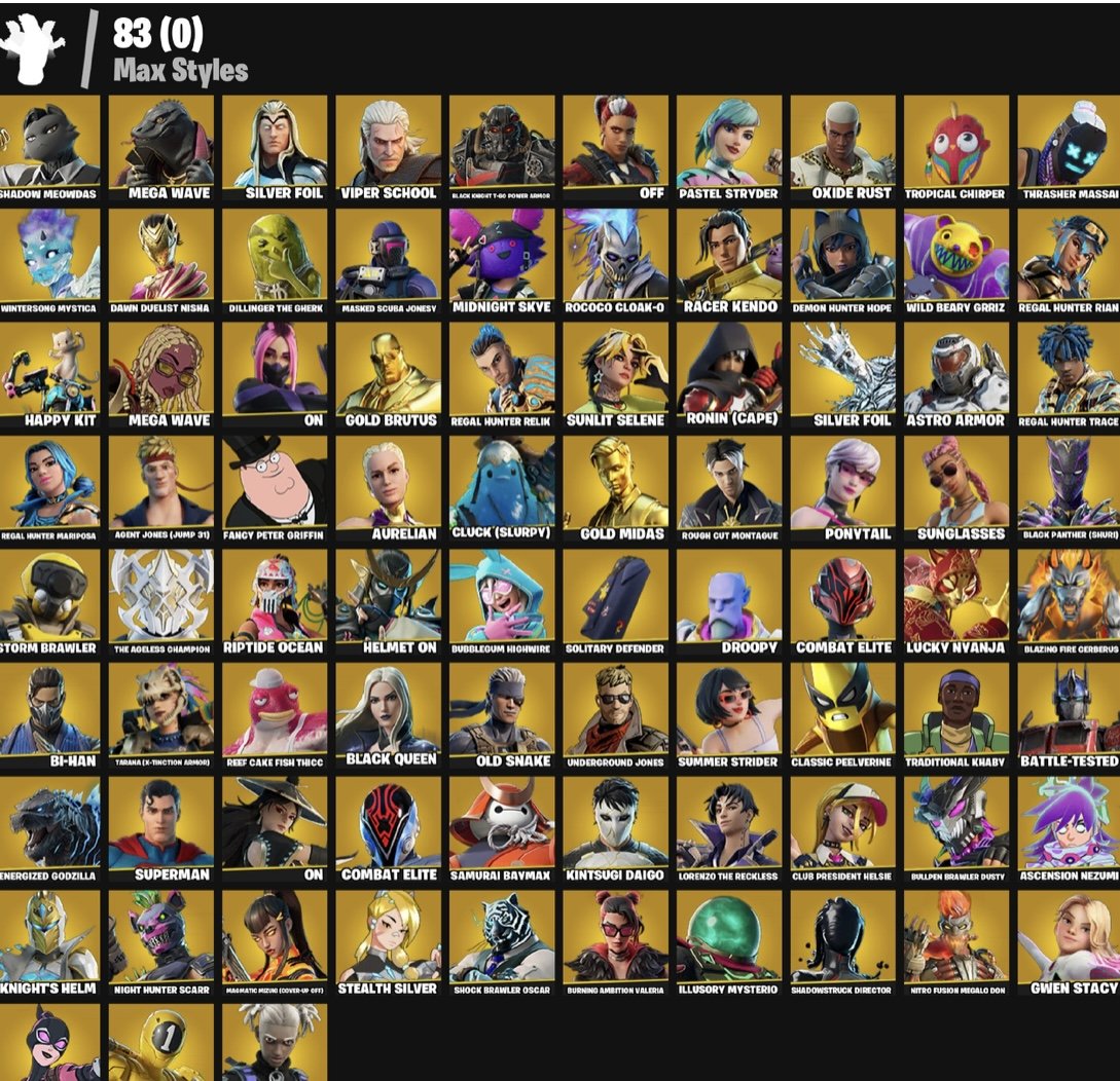 🎨 196 skins | 🌟 Fortnite account