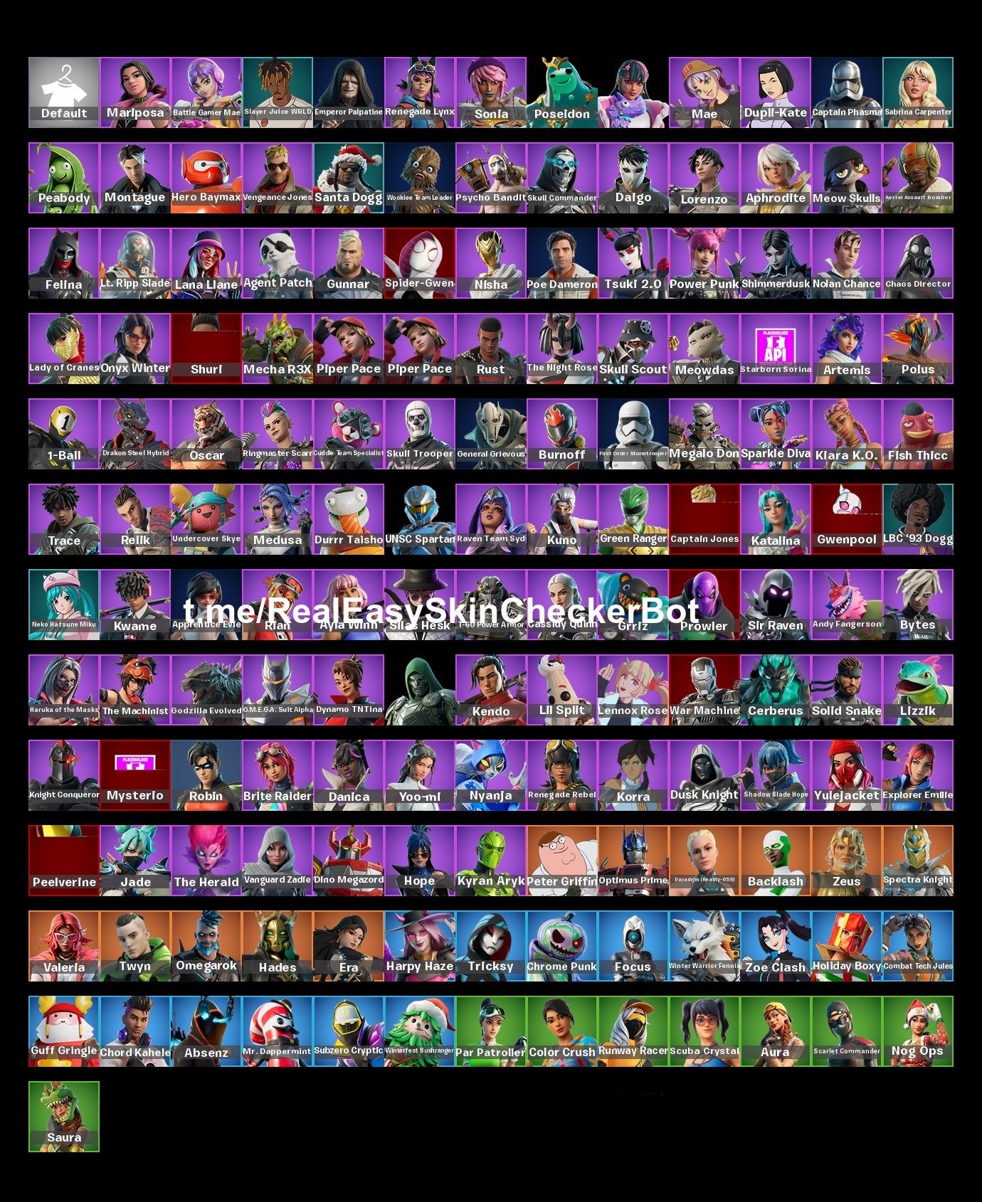 🎨 169 skins | 🌟 Fortnite account