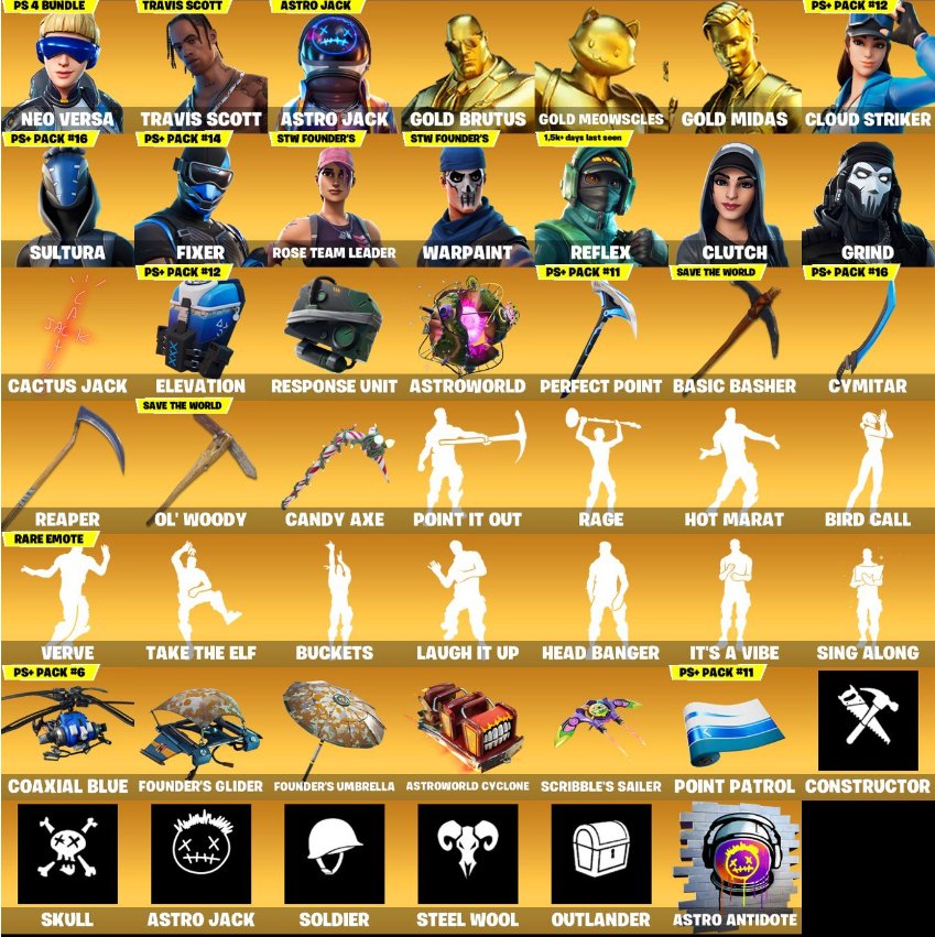 🎨 206 скинов | 🌟 Fortnite аккаунт