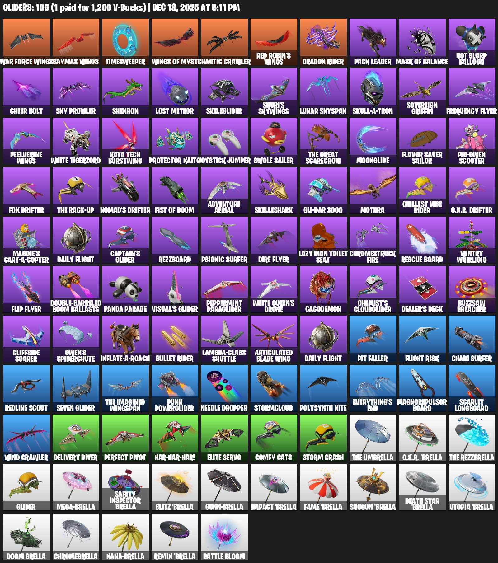 🎨 108 skins | 🌟 Fortnite account