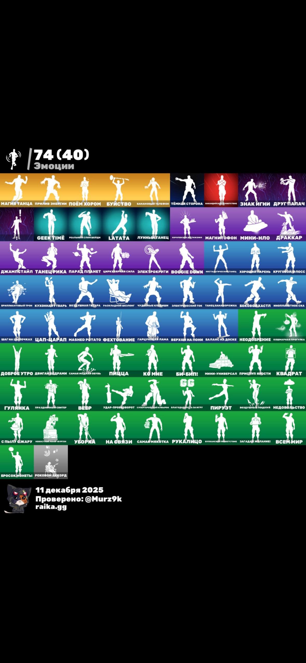 🎨 119 скинов | 🌟 Fortnite аккаунт