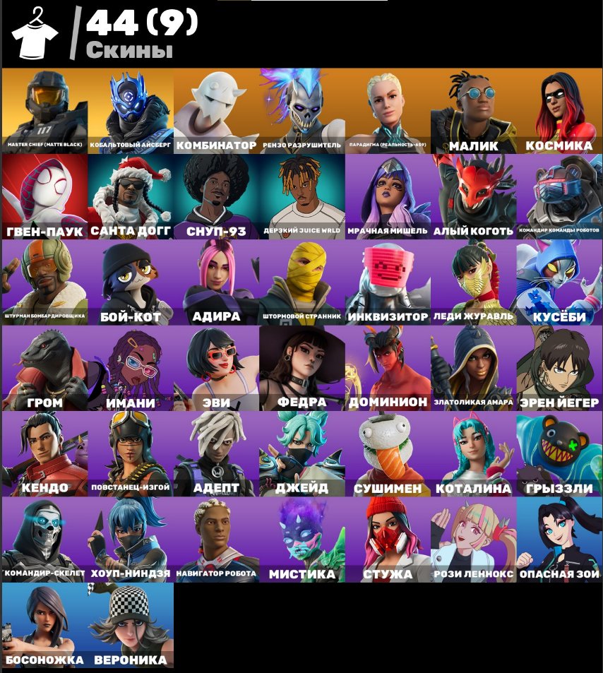 🎨 84 skins | 🌟 Fortnite account