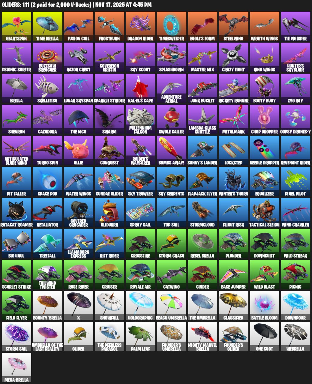 🎨 115 skins | 🌟 Fortnite account