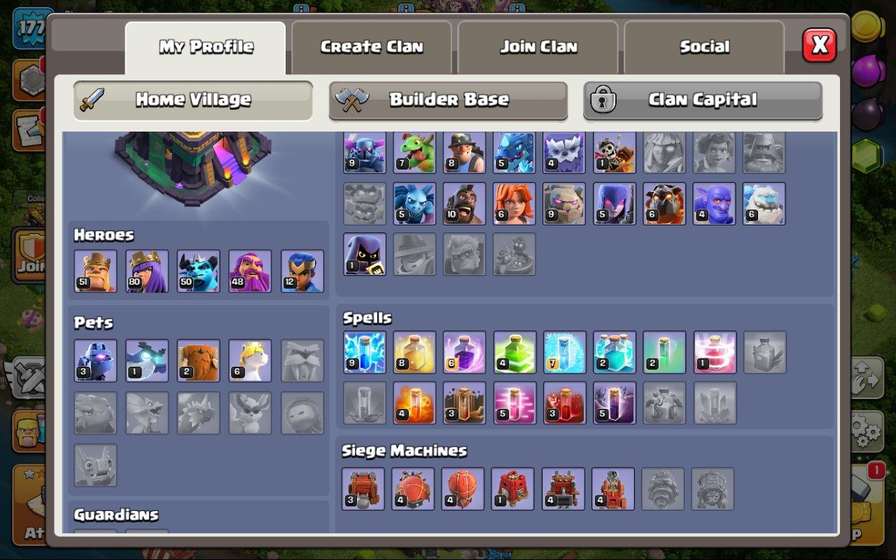 🏰 Clash of Clans акаунт | Ратуша 14 | Рівень 177