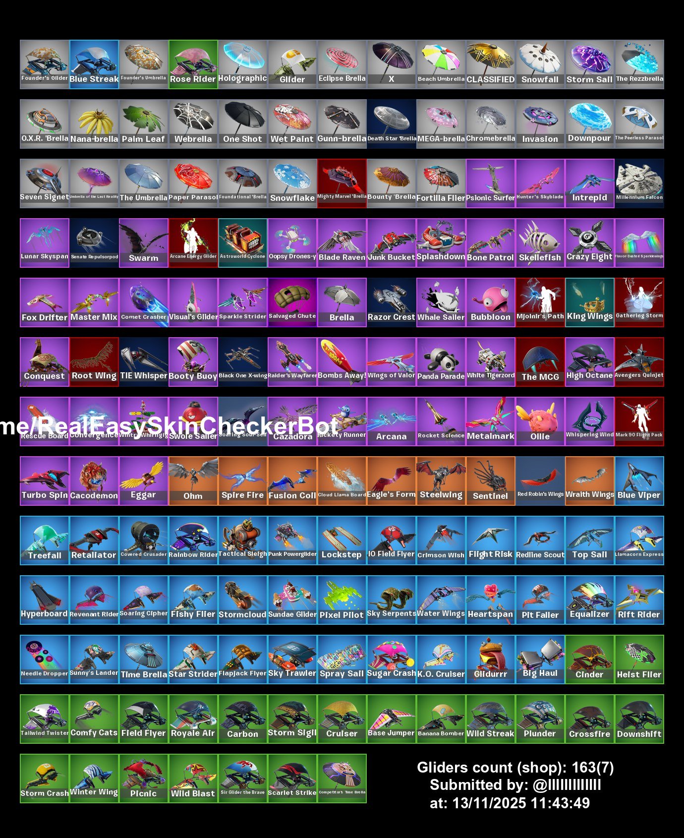 🎨 179 skins | 🌟 Fortnite account