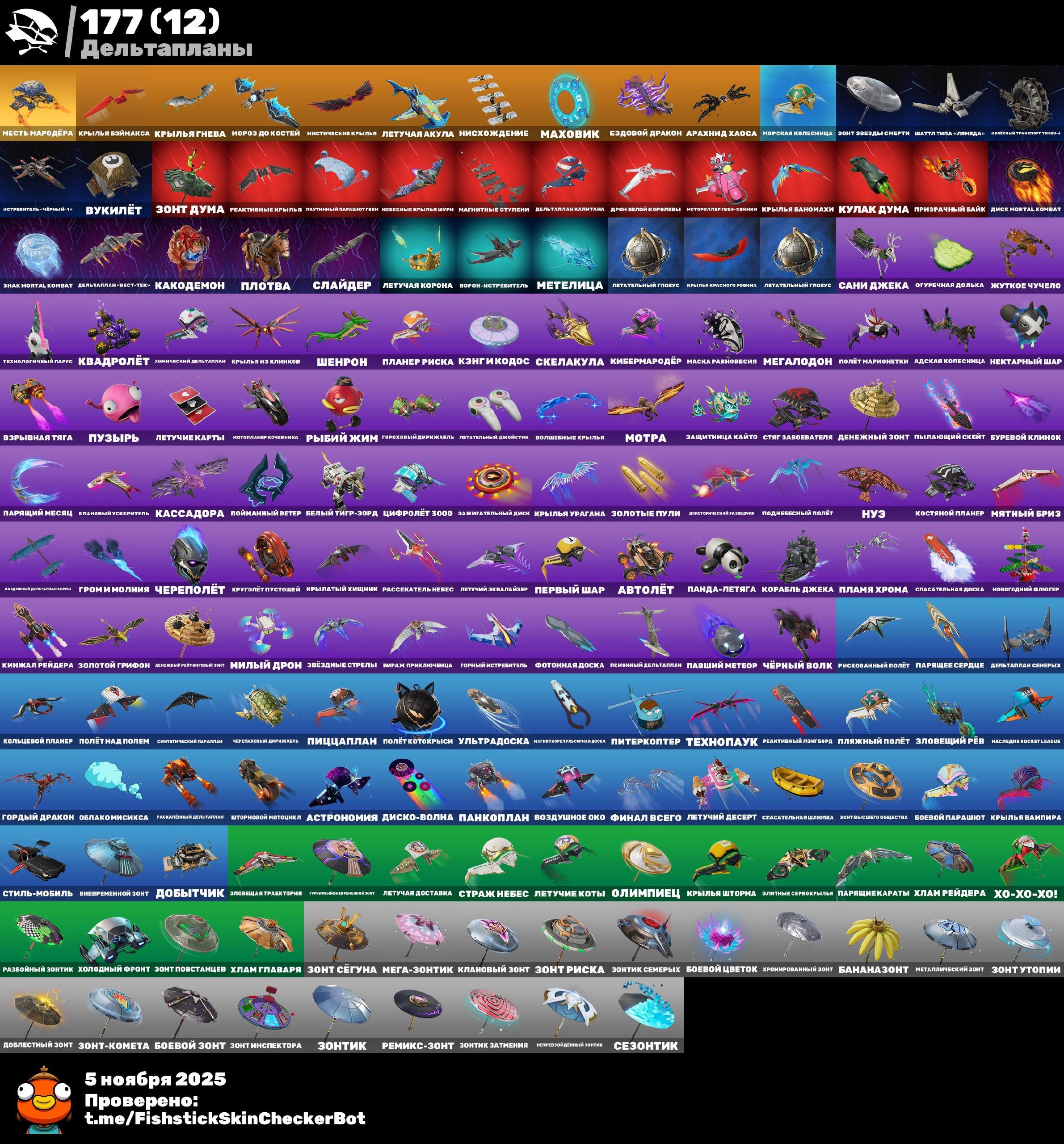 🎨 217 скинов | 🌟 Fortnite аккаунт