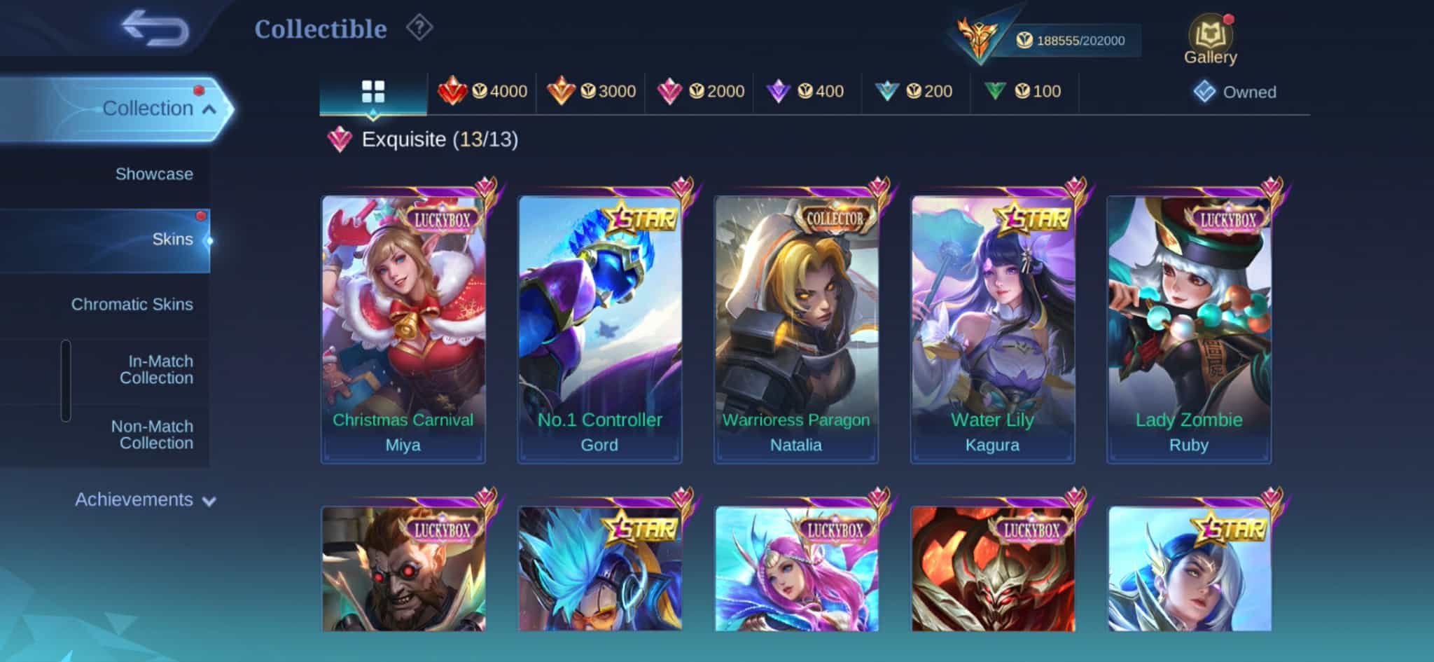 🎮 Mobile Legends account | Mythic | 130 heroes | 508 skins