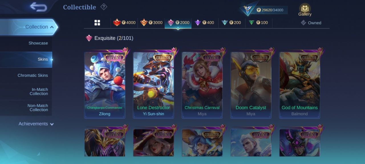 🎮 Mobile Legends account | Mythic | 67 heroes | 127 skins