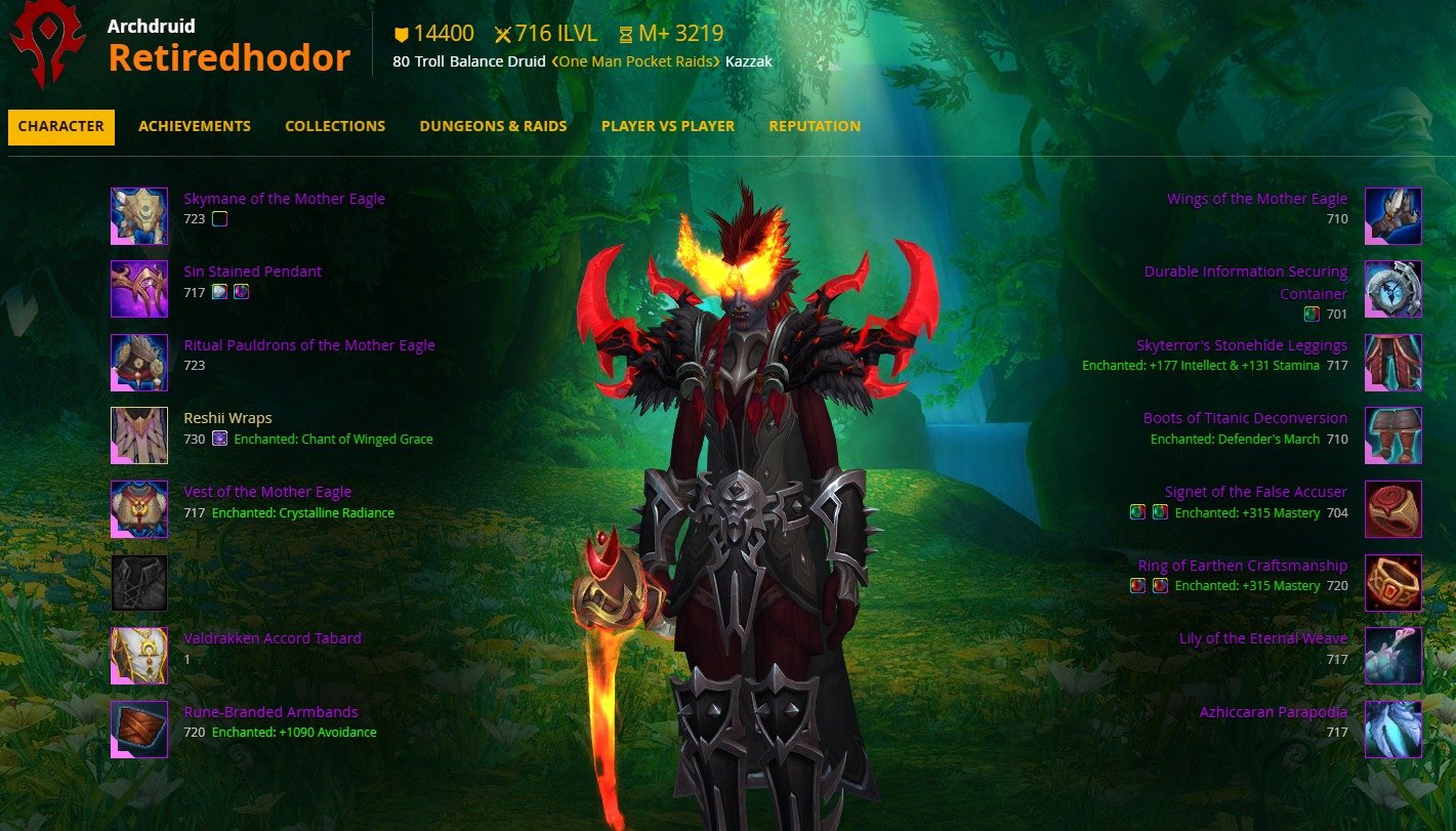 🎮 WoW акаунт | 80 рівень | Орда | Kazzak