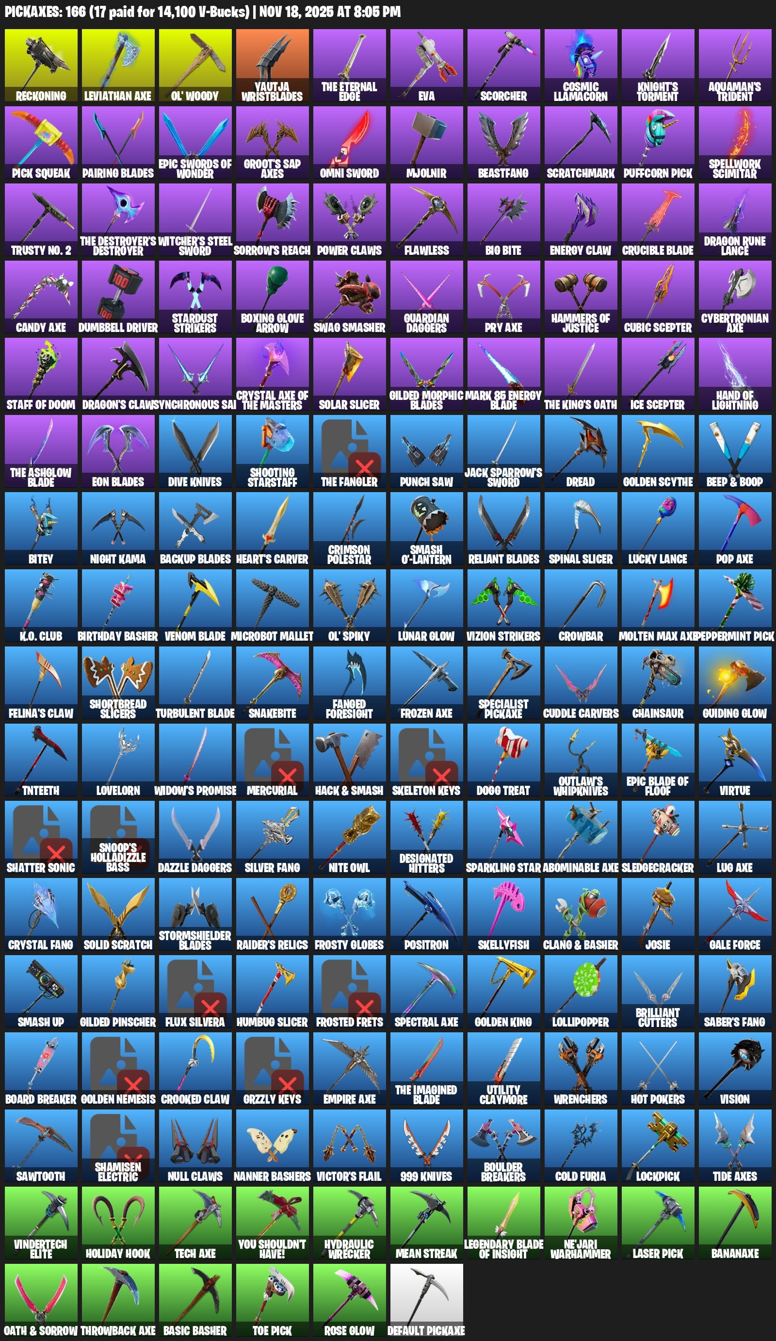 🎨 154 скинов | 🌟 Fortnite аккаунт