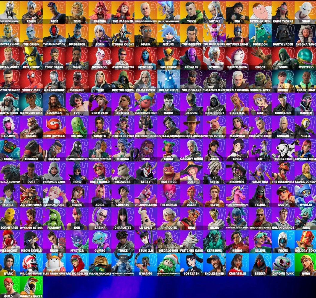 🎨 170 skins | 🌟 Fortnite account