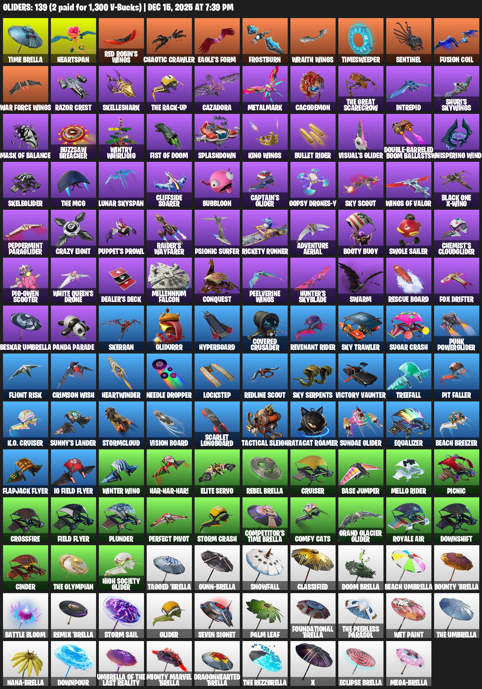 🎨 142 skins | 🌟 Fortnite account