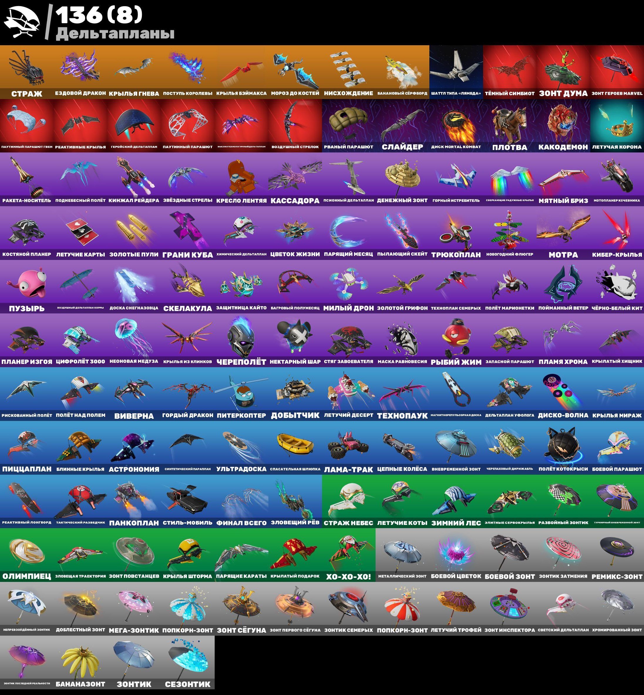 🎨 135 скинов | 🌟 Fortnite аккаунт