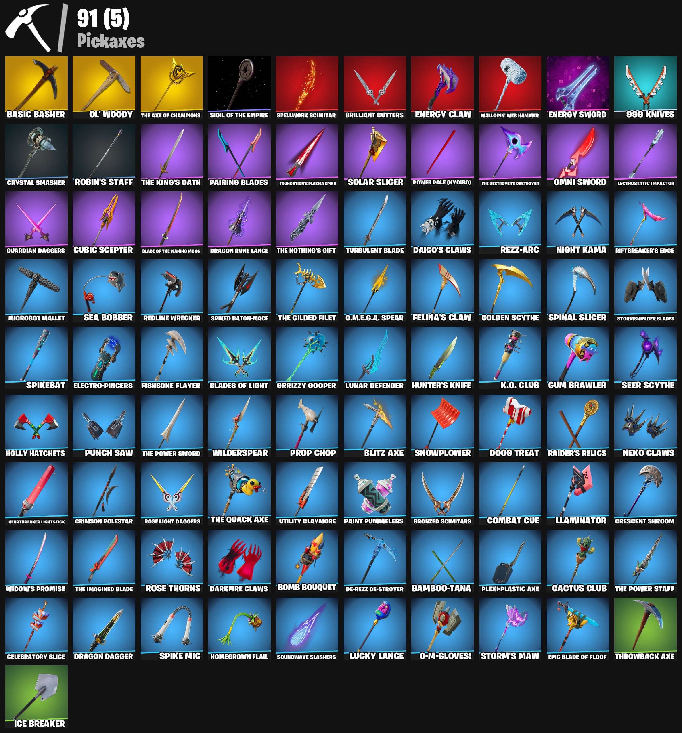 🎨 91 skins | 🌟 Fortnite account