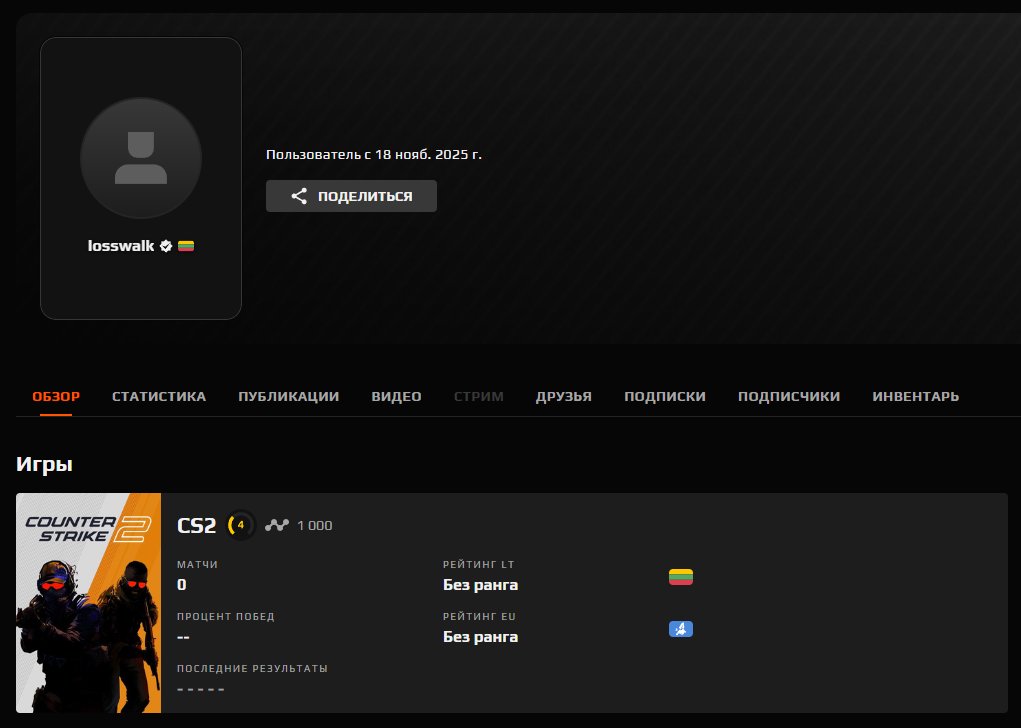 CS2 PRIME | 🎯 FACEIT LVL 4 | 🕒 1000 ELO — Готовий до змагальних матчів!