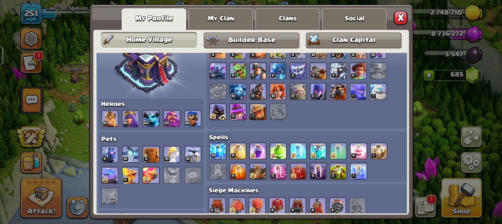 🏰 Clash of Clans акаунт | 15 ратуша | Рівень 250