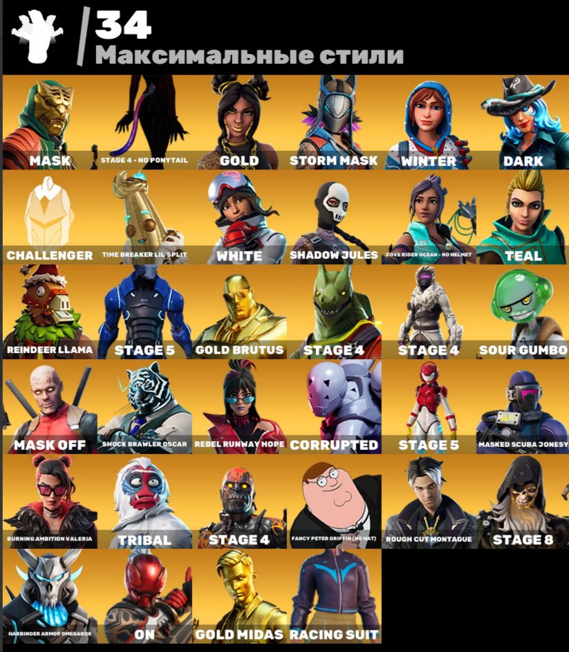 🎨 121 skins | 🌟 Fortnite account