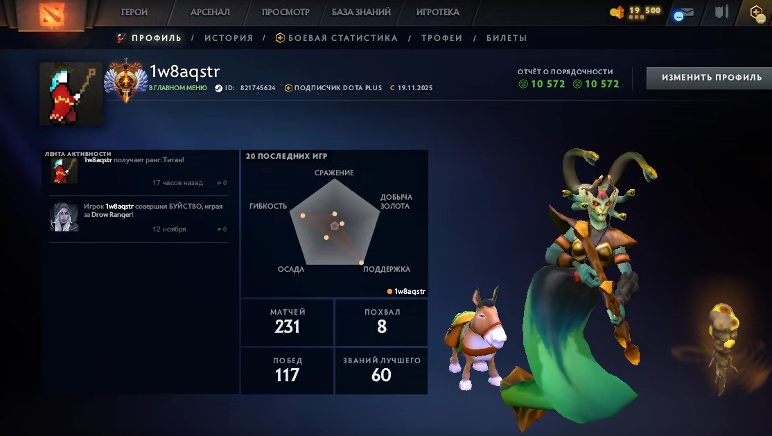 🏅 MMR 7678 | 🕒 180 hours | 🛡 10572