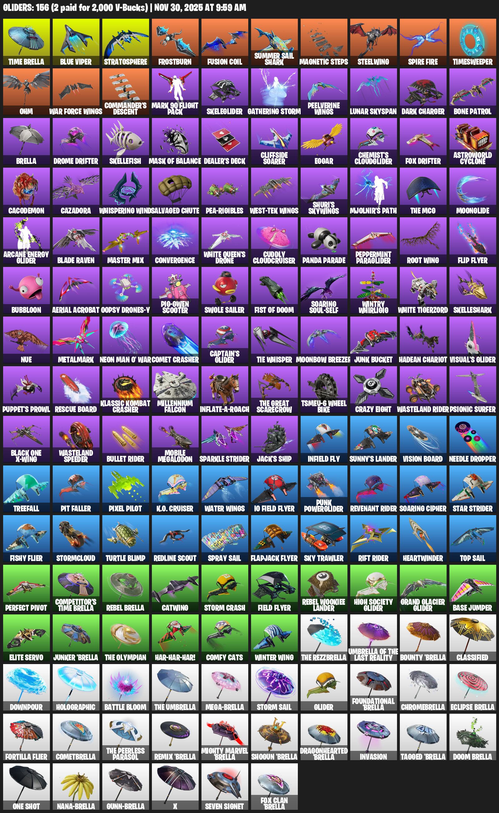 🎨 130 skins | 🌟 Fortnite account