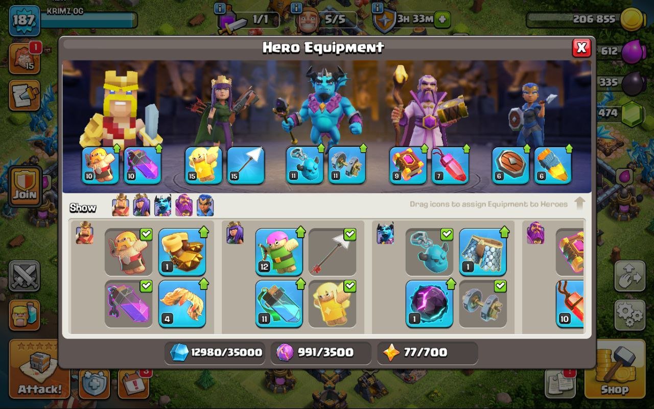 🏰 Clash of Clans акаунт | Ратуша 14 рівня | Рівень 187