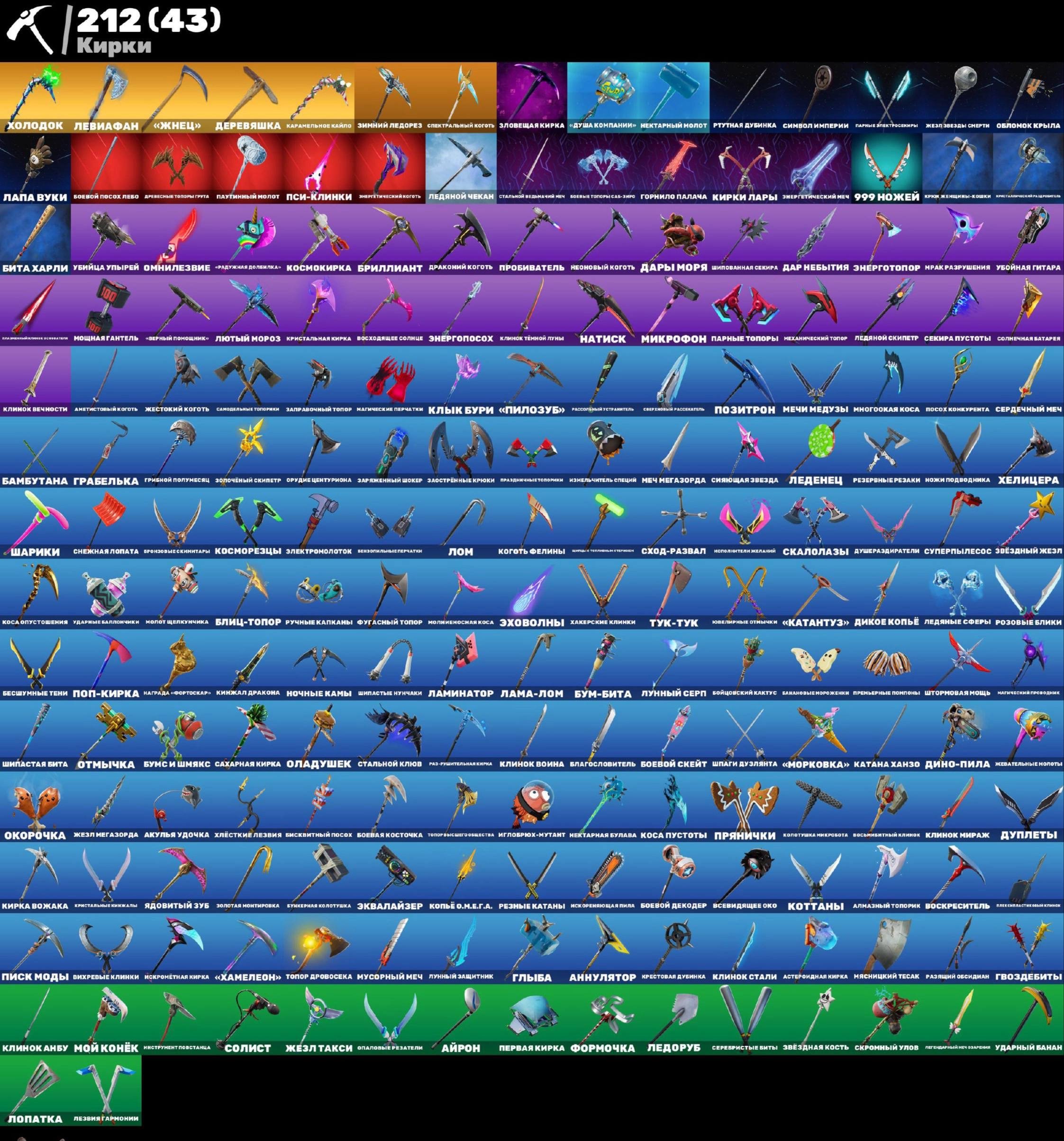 🎨 232 skins | 🌟 Fortnite account