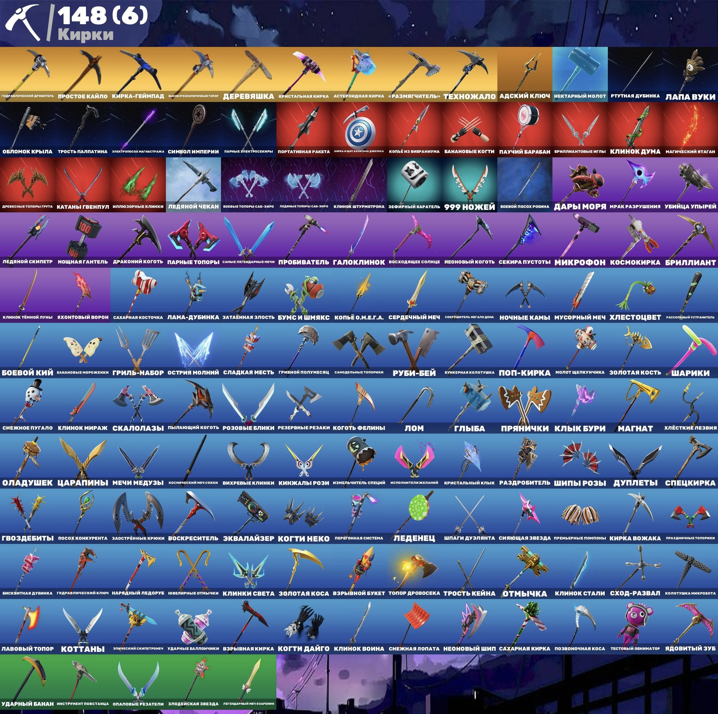 🎨 129 скінів | 🌟 Fortnite акаунт