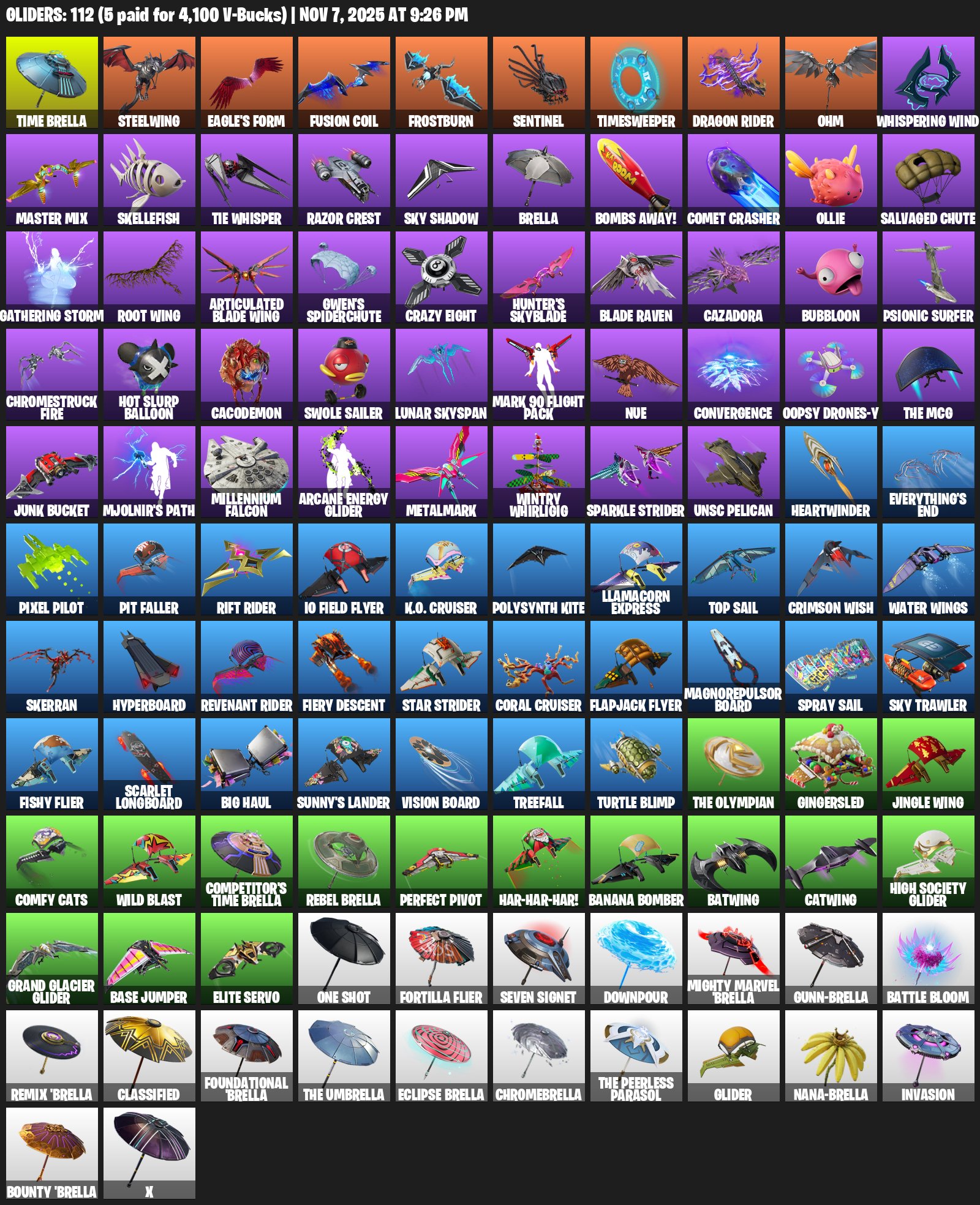 🎨 106 skins | 🌟 Fortnite account