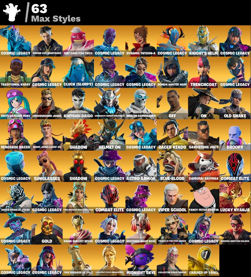 🎨 194 skins | 🌟 Fortnite account