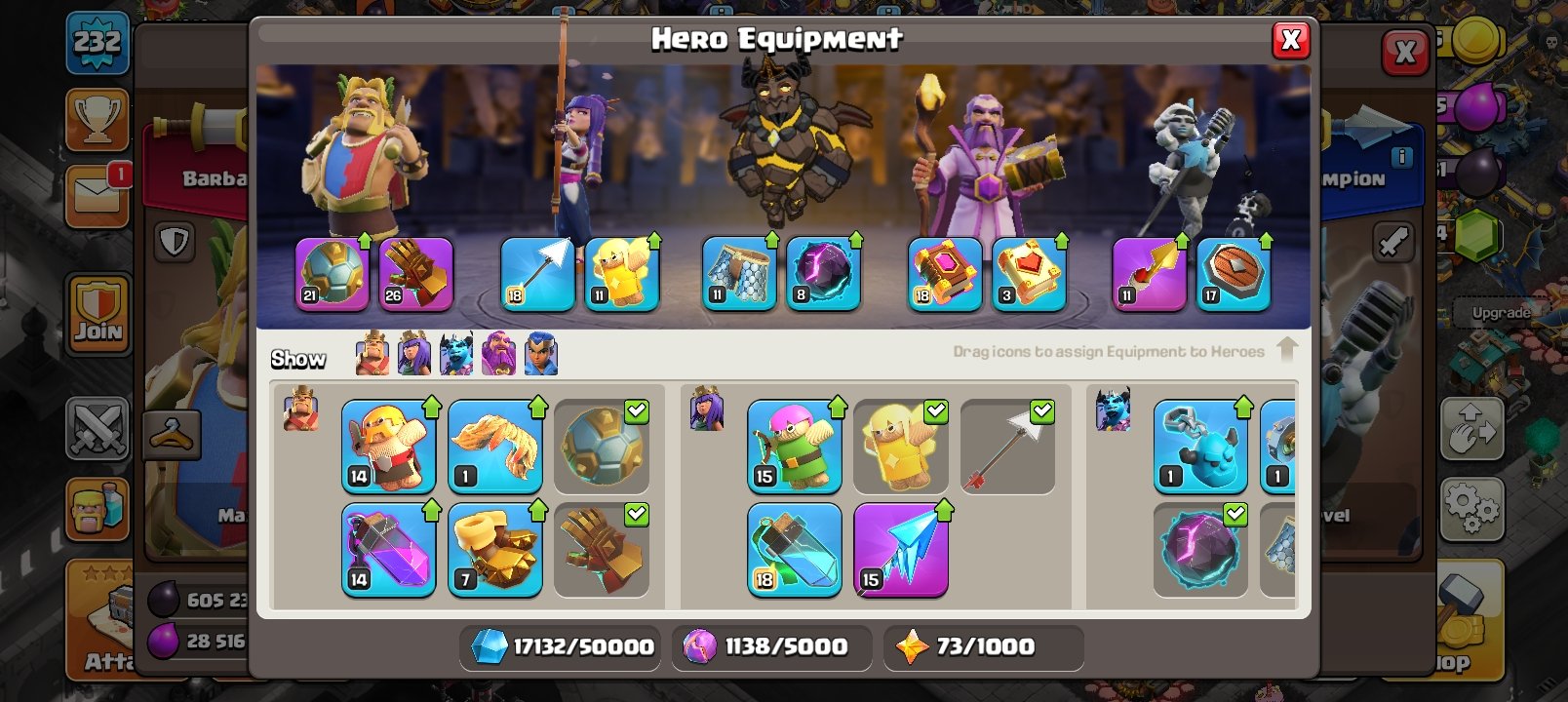 🏰 Clash of Clans акаунт | Ратуша 17 рівень | Рівень 235