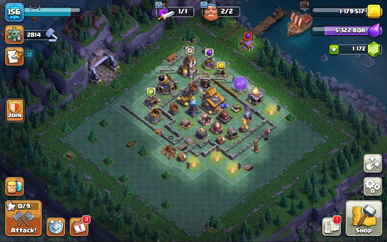 🏰 Clash of Clans акаунт | 14 ратуша | Рівень 156