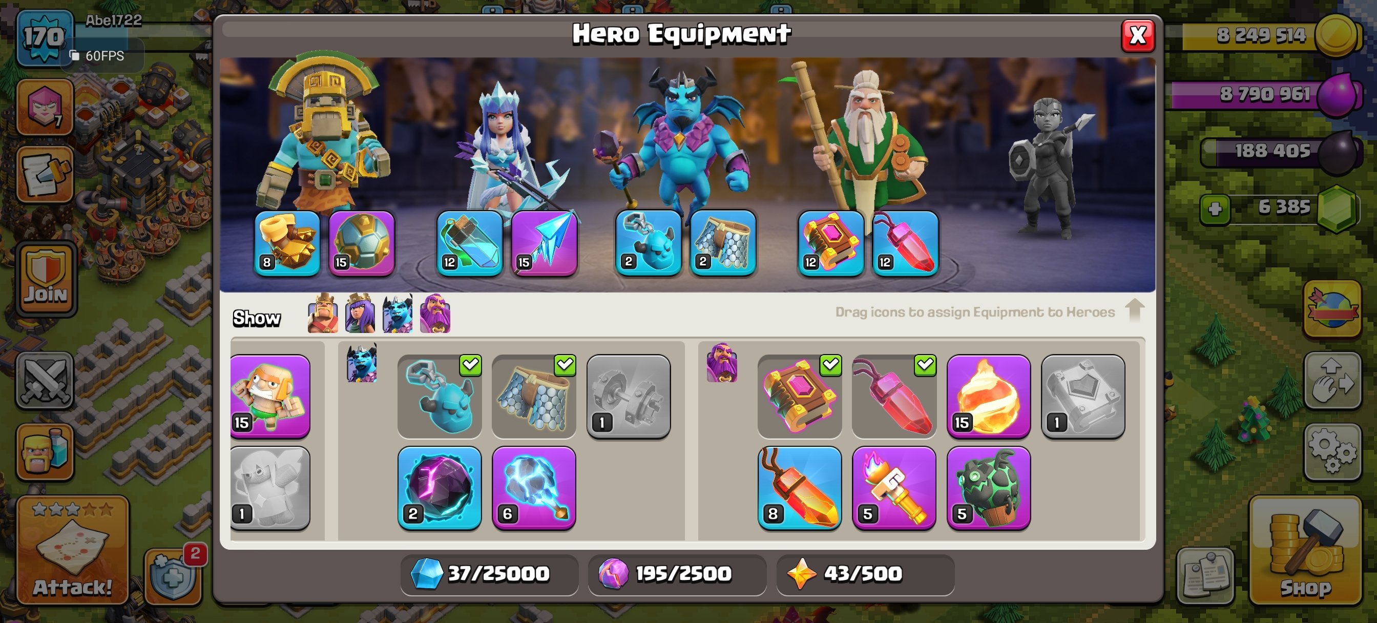 🏰 Clash of Clans акаунт | 11 ратуша | Рівень 170+