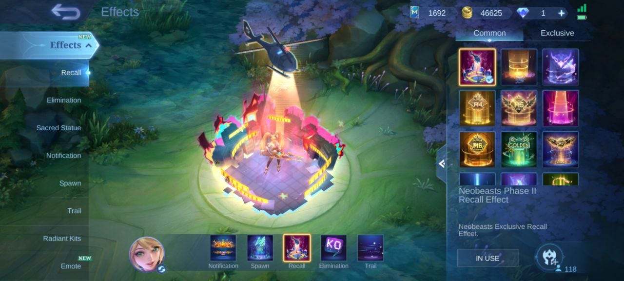 🎮 Mobile Legends account | Mythic | 118 heroes | 202 skins
